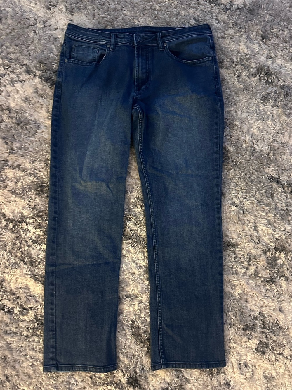 Buffalo David Bitton Jackson X Men's Classic Straight Fit Dark Blue Jeans